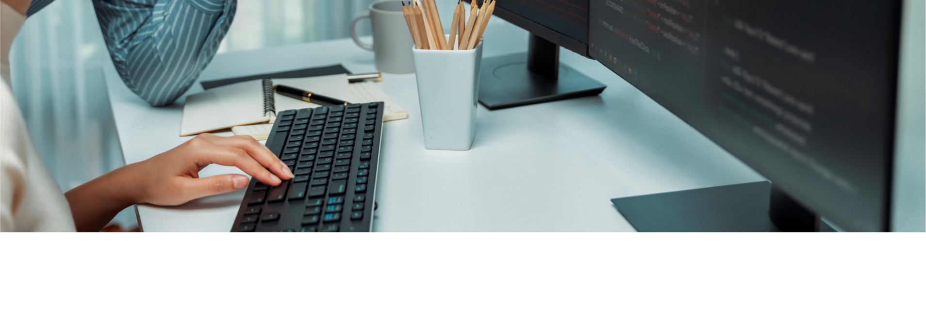 NovaDev product team collaborating in a modern office